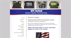 Desktop Screenshot of bpstacticalgear.com